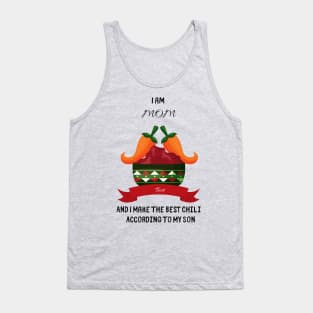 Funny Mother´s Day T-Shirt. Chili Tank Top